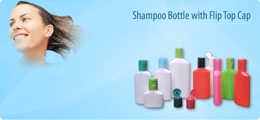 Shampoo Bottle with Flip Top Cap